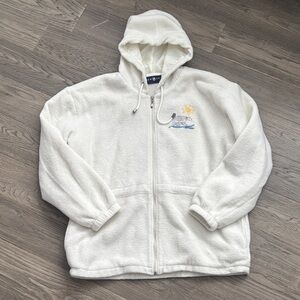 New Era Canada | Vintage Off White Fleece Jacket Polar Bears Sun Size Medium